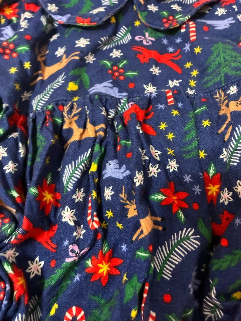 Hanna Andersson Christmas bubble romper